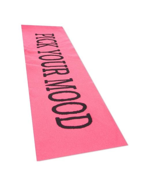 Alberta Ferretti Pink Winter Scarves