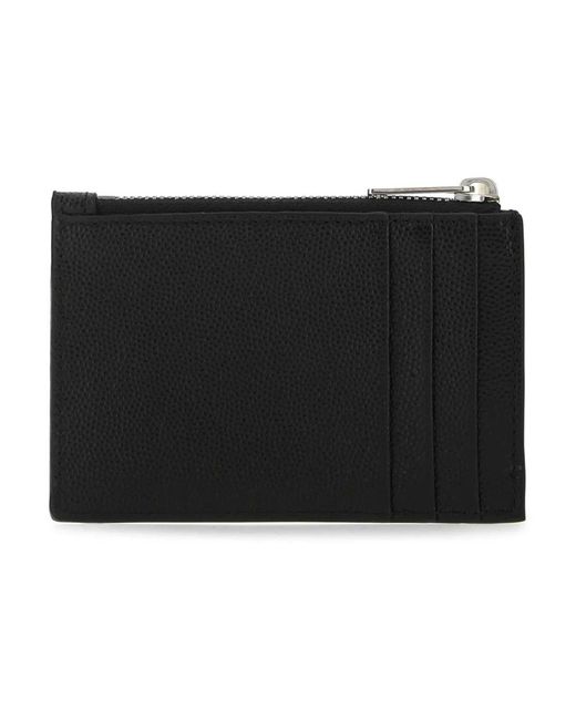 Palm Angels Leder-kartenhalter mit logo in Black für Herren