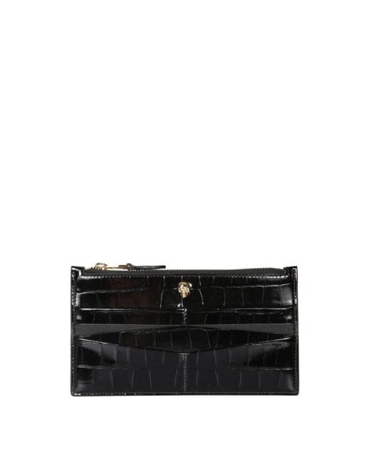 McQueen Black Wallets & Cardholders