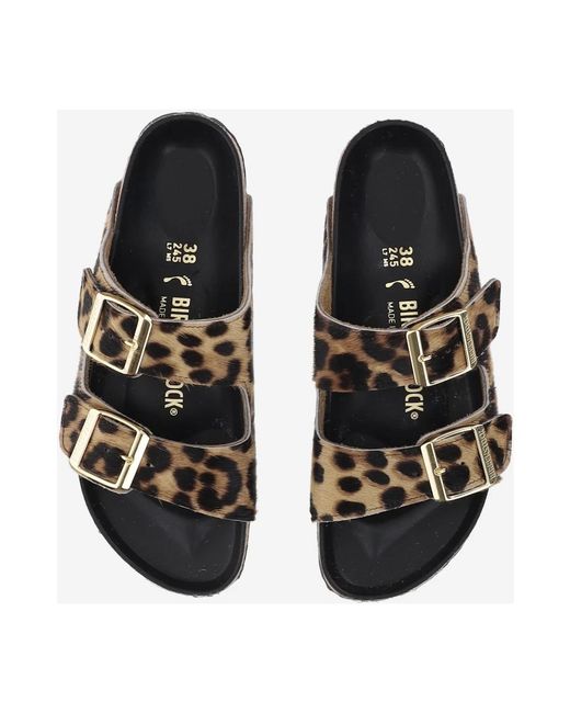 Birkenstock Brown Sliders