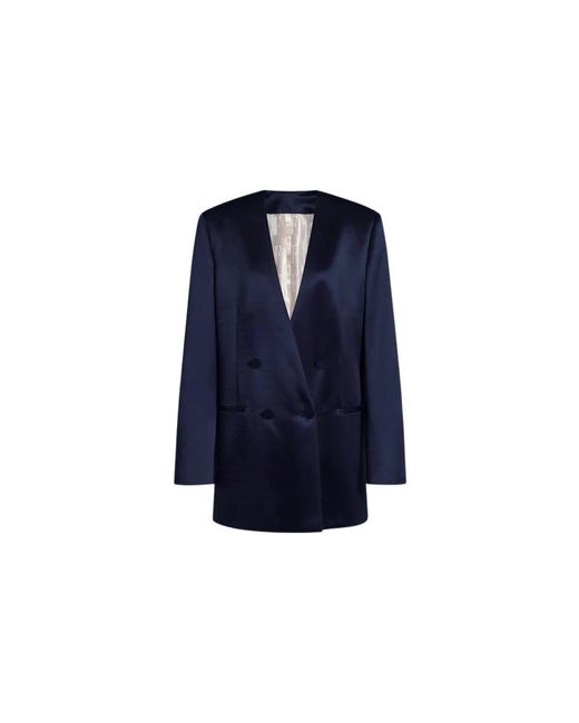 Alberta Ferretti Blue Blazers