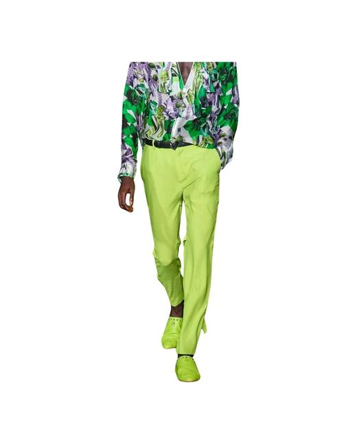 John Richmond Slim-fit trousers in Green für Herren