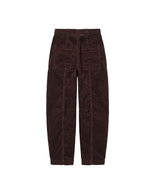 Tapered Trousers Closed en coloris Brown
