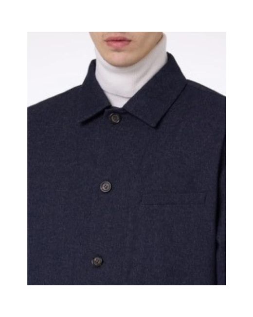 Paolo Pecora Blue Light Jackets for men