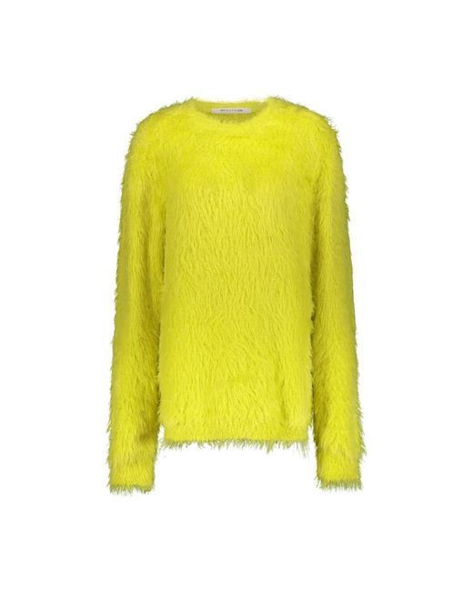 1017 ALYX 9SM Yellow Round-Neck Knitwear