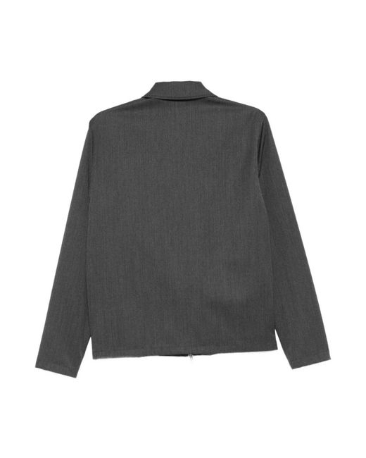 Low Brand Jassen ,Grijs ,Shirt Jacket in het Black voor heren
