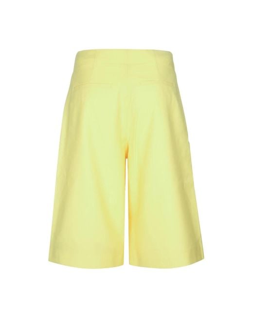 Jacquemus Yellow Bermudas for men
