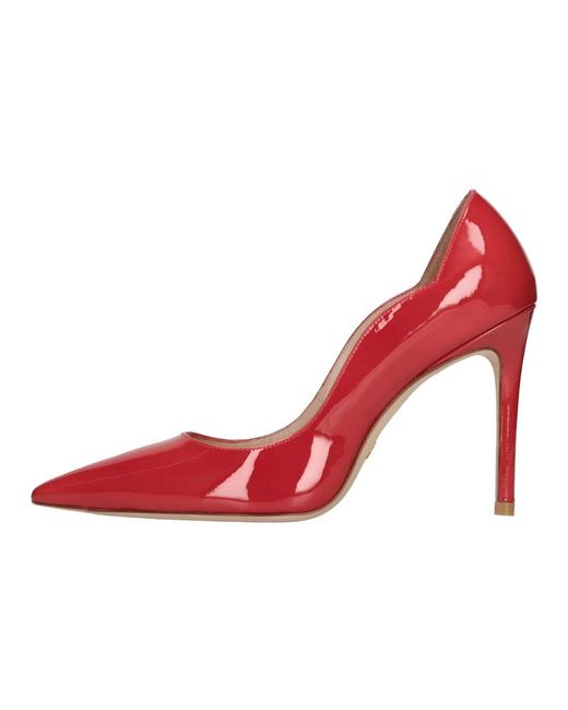 Stuart Weitzman Red Stuart 100 Scllop