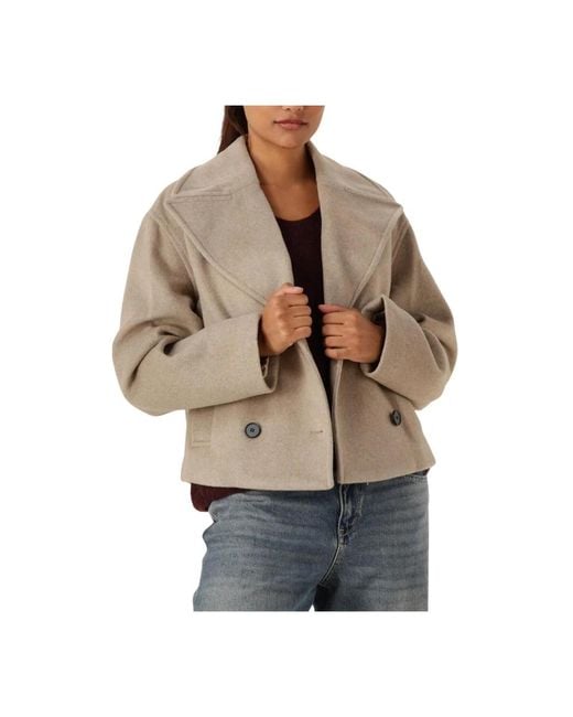 co'couture Jassen ,Wol Merla Jacket in het Natural