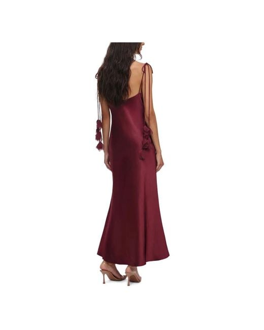 Maxi Dresses Self-Portrait de color Red