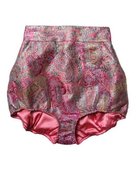 Dolce & Gabbana Pink Short Shorts