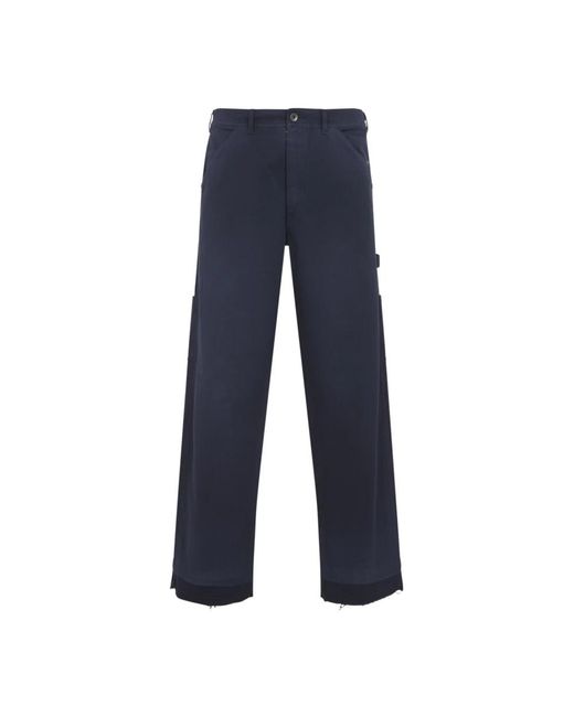 Straight Trousers Maison Margiela de hombre de color Blue