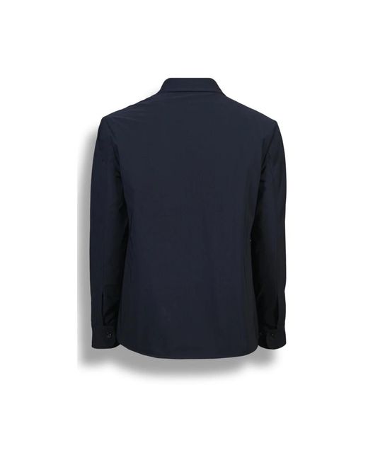 Pmds Full Zip Overshirt Rahul in het Blue voor heren