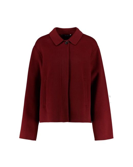 Max Mara Jassen ,Rood ,Lichte Jassen in het Red