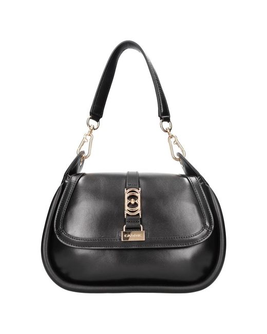 La Carrie Black Shoulder Bags