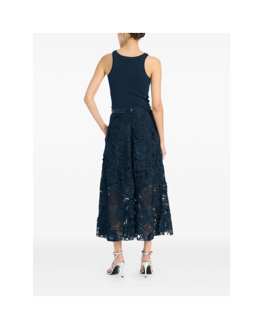 ROTATE BIRGER CHRISTENSEN Blue Midi Skirts