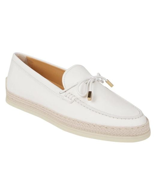 Tod's White Loafers