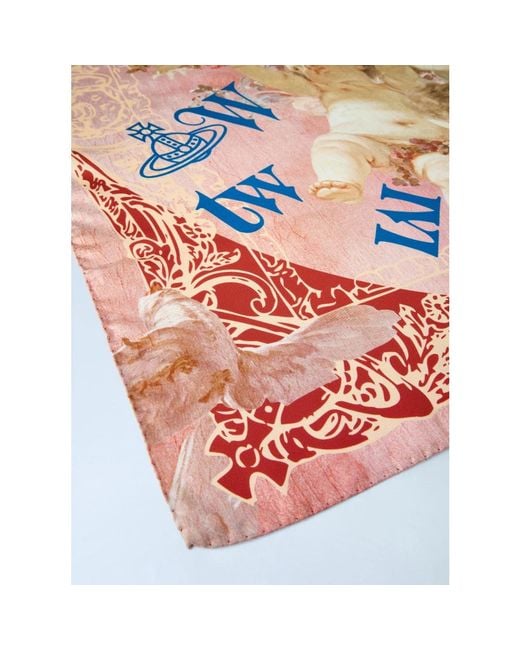 Vivienne Westwood Pink Silk Scarves