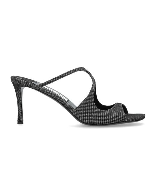 Heeled Mules di Jimmy Choo in Black
