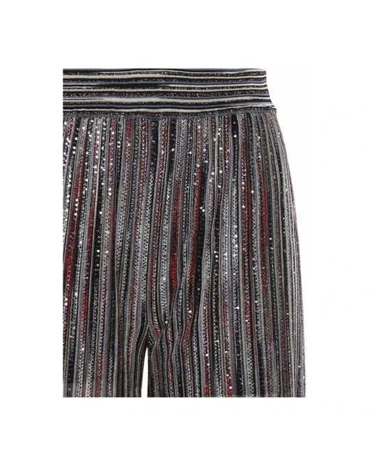 Missoni Gray Wide Trousers