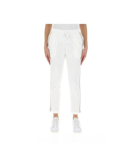 Liu Jo White Cropped trousers