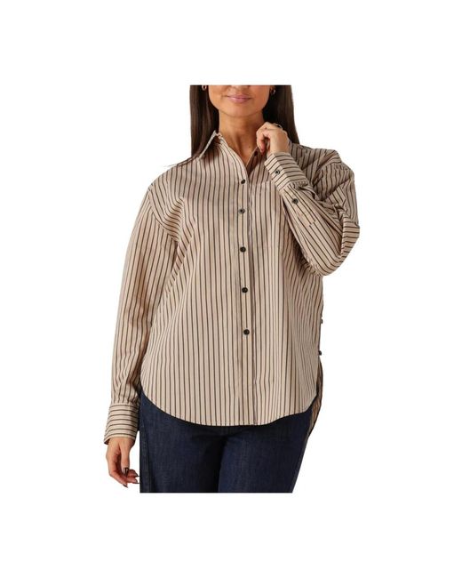 Second Female Overhemden ,Katoen Serina Shirt in het Natural
