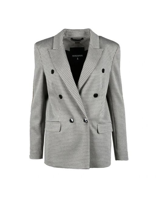 Patrizia Pepe Gray Blazers