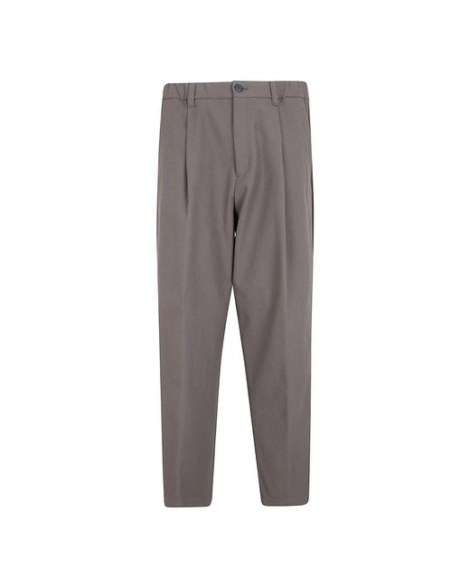 Herno Straight Broeken in het Gray voor heren