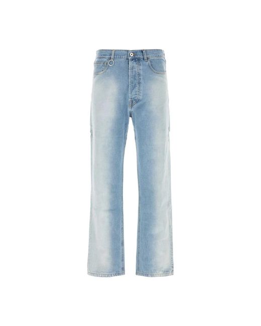 Random Identities Back Cut Denim Broek in het Blue voor heren