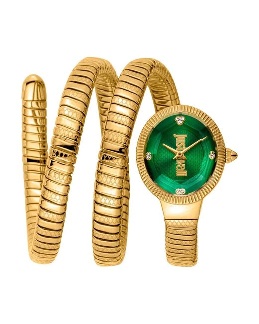 Watches di Just Cavalli in Metallic