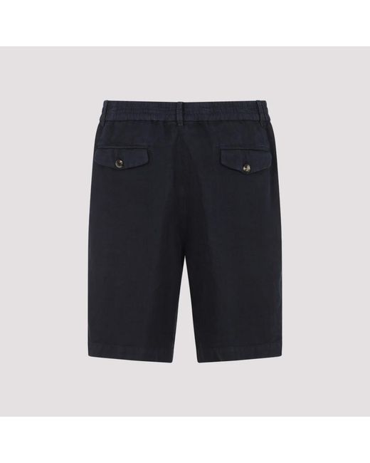 Brunello Cucinelli Blue Casual Shorts for men