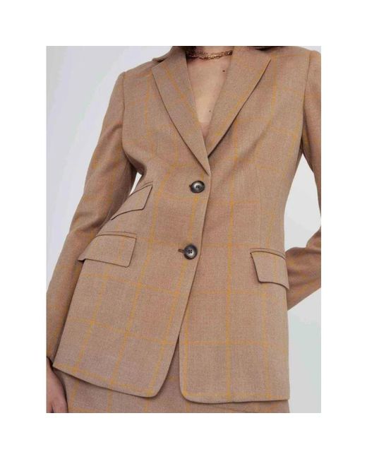 Silvian Heach Brown Blazers