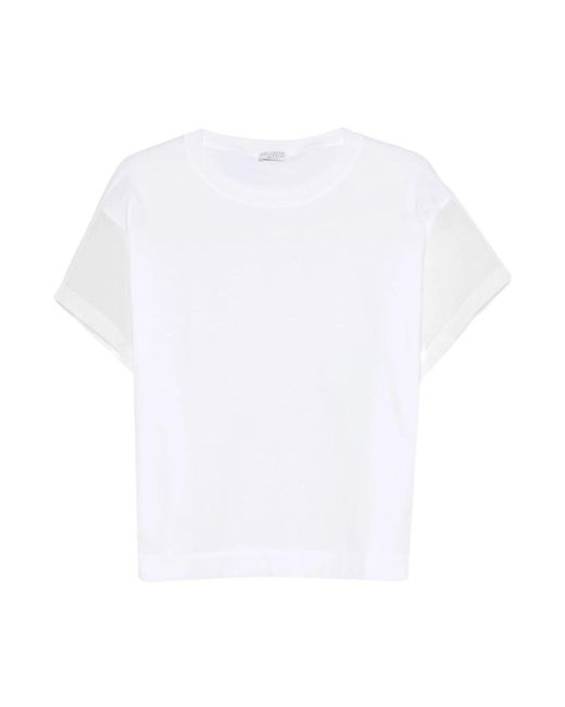Brunello Cucinelli White T-Shirts