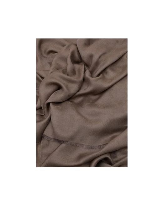 Emporio Armani Brown Winter Scarves