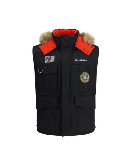 Vests Balenciaga de color Black