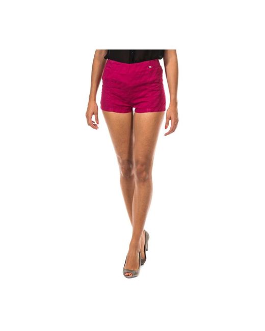 Met Korte Broeken ,Roze ,Denim Hoge Taille Denim Shorts in het Pink