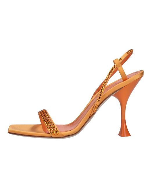 3Juin Brown High Heel Sandals
