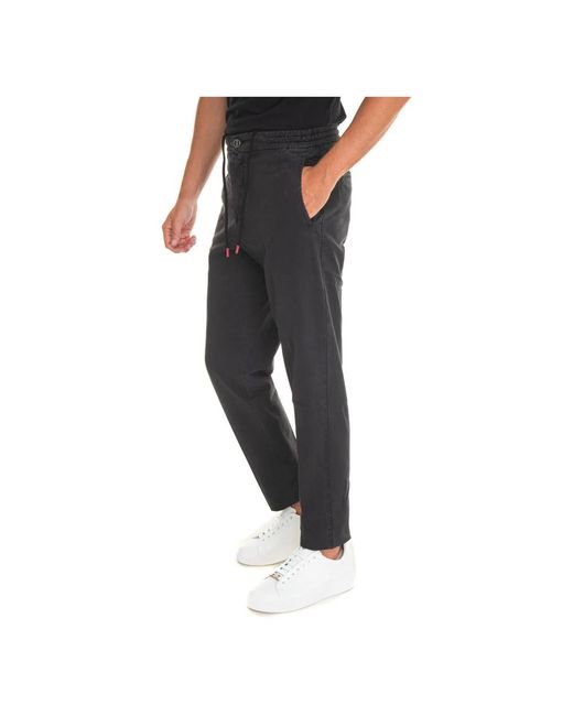 Chinos Kiton de hombre de color Black