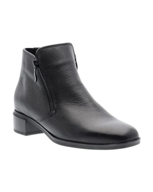 Ara Black Heeled Boots