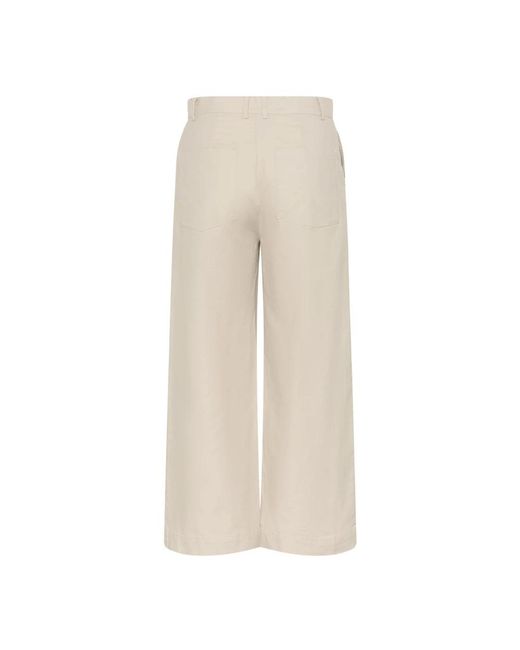 Part Two Natural Wide Trousers