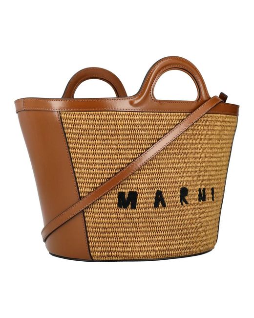 Borsa a mano di Marni in Brown