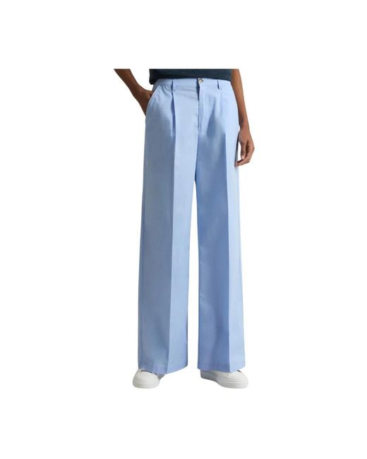 Woolrich Blue Wide Trousers