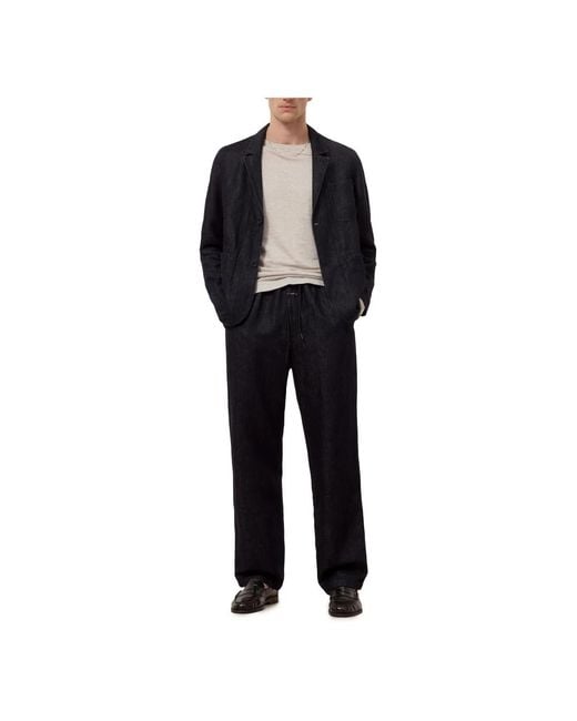 Closed Blue Straight Jeans for men