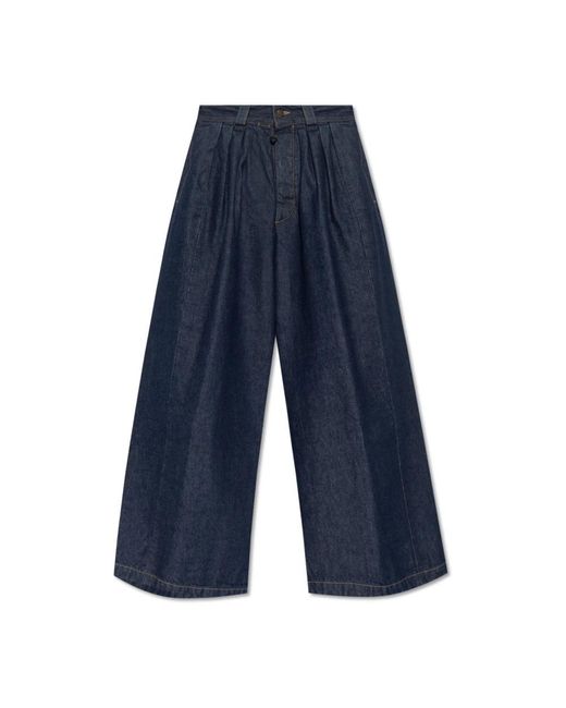 Maison Margiela Blue Wide Jeans