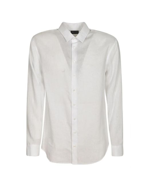 Giorgio Armani Formal shirts in White für Herren