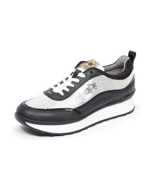 La Martina Gray Sneakers