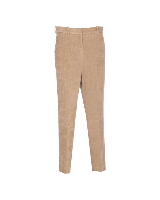 Circolo 1901 Natural Slim-Fit Trousers