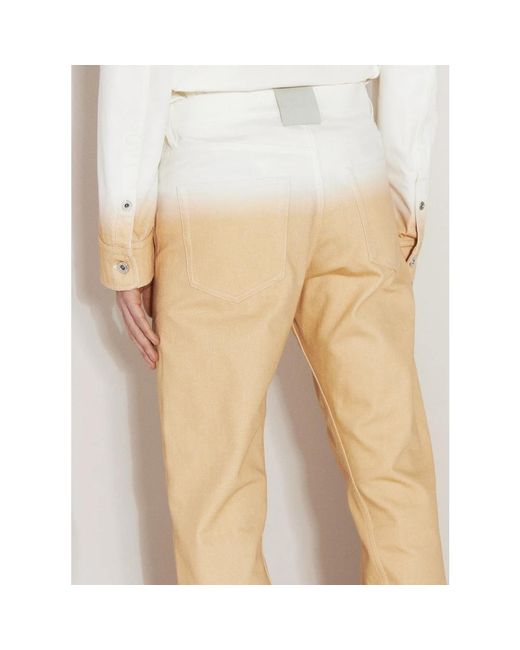 Trousers > straight trousers Lanvin pour homme en coloris Natural