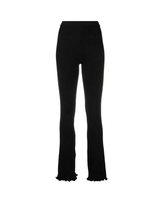 Rabanne Black Wide Trousers