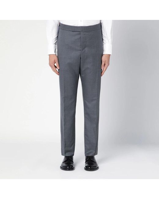 Thom Browne Wollen Broek in het Gray voor heren